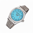 Relógio Seiko - Luxo Arabic Dial Azul  [Frete Grátis]